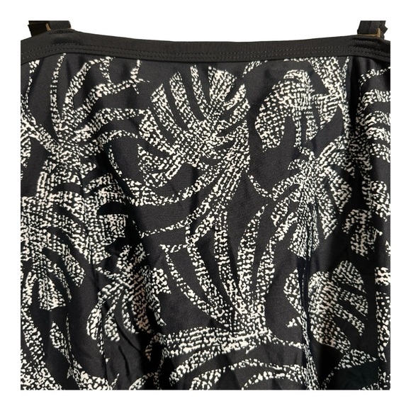 ISLAND ESCAPE Printed Blouson Tankini Top Size 16 NWT - Picture 6 of 8